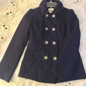 Navy Blue Pea Coat